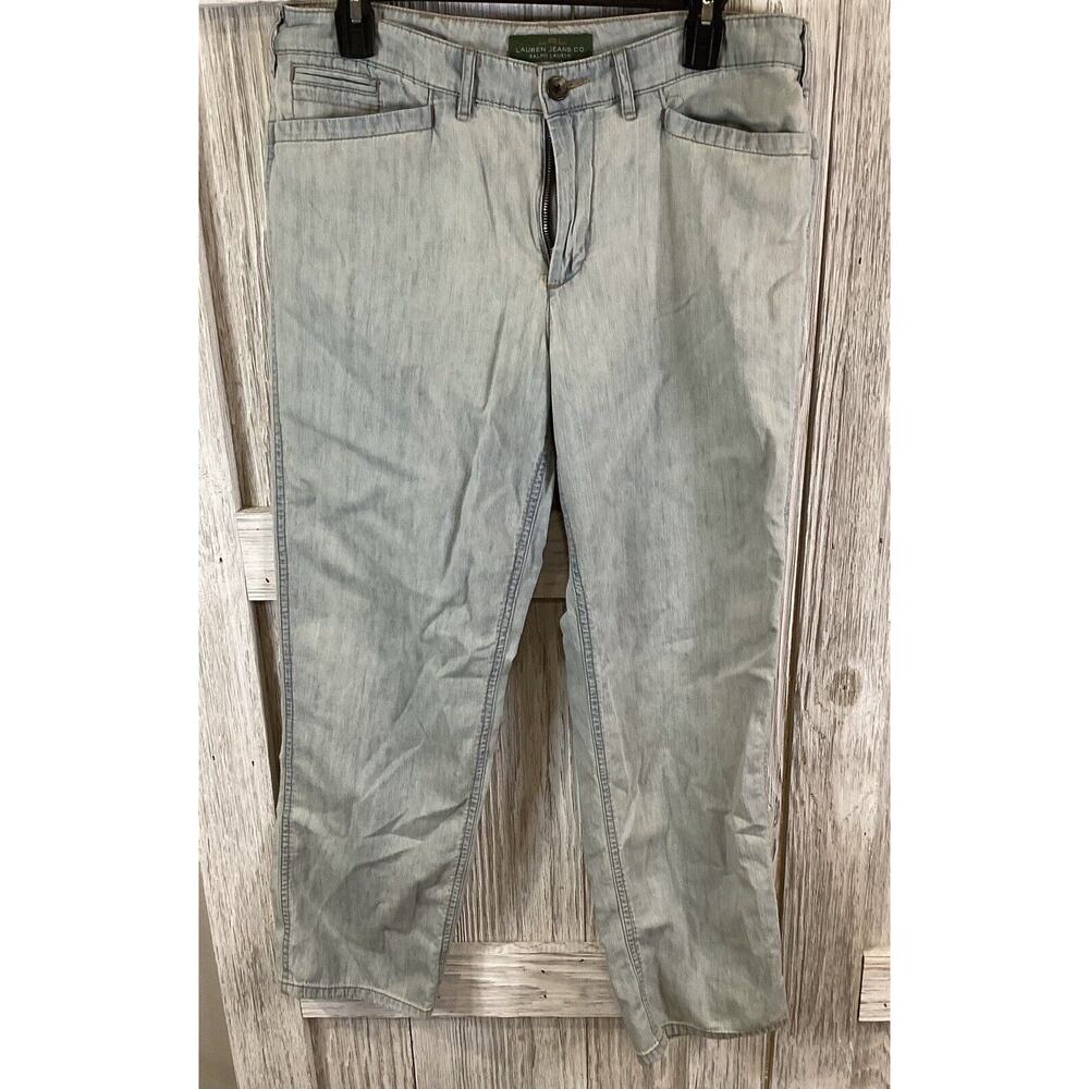 lauren ralph lauren Co LRL Size 10 Straight No Stretch Loose Fit Jeans